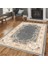Dekoratif Özel Tasarım Pamuklu Dokuma Taban Yumuşak Dokulu Halı Antrasit 80 x 120 cm 4