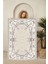 Dekoratif Özel Tasarım Pamuklu Dokuma Taban Yumuşak Dokulu Halı Bej 80 x 150 cm 1