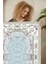 Dekoratif Özel Tasarım Pamuklu Dokuma Taban Yumuşak Dokulu Halı Mavi 180 x 280 cm 2