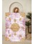 Dekoratif Özel Tasarım Pamuklu Dokuma Taban Yumuşak Dokulu Halı Mor 80 x 120 cm 1