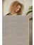 Dekoratif Özel Tasarım Pamuklu Dokuma Taban Yumuşak Dokulu Halı Vizon 80 x 150 cm 1