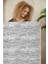 Dekoratif Özel Tasarım Pamuklu Dokuma Taban Yumuşak Dokulu Halı Gri 80 x 120 cm 1