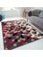 Dekoratif Özel Tasarım Pamuklu Dokuma Taban Yumuşak Dokulu Halı Renkli 80 x 120 cm 1
