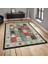 Dekoratif Özel Tasarım Pamuklu Dokuma Taban Yumuşak Dokulu Halı Renkli 80 x 120 cm 2