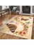 Dekoratif Özel Tasarım Şönil Dokuma Taban Yumuşak Dokulu Halı Renkli 80 x 120 cm 2