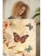 Dekoratif Özel Tasarım Şönil Dokuma Taban Yumuşak Dokulu Halı Renkli 80 x 120 cm 4