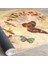 Dekoratif Özel Tasarım Şönil Dokuma Taban Yumuşak Dokulu Halı Renkli 80 x 120 cm 5