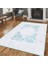 Dekoratif Özel Tasarım Şönil Dokuma Taban Yumuşak Dokulu Halı Renkli 80 x 120 cm 2