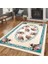 Dekoratif Özel Tasarım Şönil Dokuma Taban Yumuşak Dokulu Halı Renkli 80 x 120 cm 1