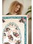 Dekoratif Özel Tasarım Şönil Dokuma Taban Yumuşak Dokulu Halı Renkli 80 x 120 cm 2