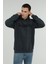 Men Kapş Sweat Antrasit Erkek Sweatshirt 23139-01 5