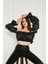 Balon Kol Crop Bluz 4
