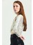 Uzun Kol Önü Lastik Büzgülü Buzi Payet Bluz BLZ34189 4