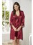 Saten Altılı Çeyiz Seti - 6040 Bordo 1