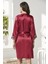 Saten Altılı Çeyiz Seti - 6040 Bordo 3