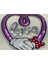 15X12 cm Love ve Kalp Pul Payetli Aplike Aksesuar 3