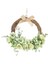 Rattan Hoop Ön Kapı Duvar Çelenk Dekor - Yeşil (Yurt Dışından) 2