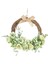 Rattan Hoop Ön Kapı Duvar Çelenk Dekor - Yeşil (Yurt Dışından) 5