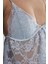 Kadın Saten Dantelli Pijama Şort Takım - 450 Mist 3