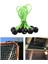 10PCS/SET Dayanıklı Top Bungee Kordonları Çadır Muşamba Bağları Kanopi Yeşil Için Bağ Aşağı Kayış 5