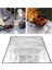 Fireproof Mat Yangın Yastığı Çim Sıcaklığa Dayanıklı Ahşap Yanma Avlusu S 60X60CM 3