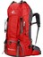 60L Sırt Çantası Yürüyüş Sırt Çantası Backpacking Dağcılık Haftası Kırmızı 1