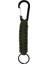 Açık Kamp Yürüyüş Molle Paracord Keychain Carabiner Green 2