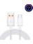 Type-C Fast Turbo Hızlı Şarj Kablosu Xiaomi ve Type-C Telefonlarla Uyumlu Süper Hızlı Şarj Kablosuz Turuncu Uçlu Type-C Kablo 6A Kablo 3