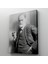 Doğaltercih Sigmund Freud Elinde Puro ile Siyah Beyaz Fotoğrafı Kanvas Tablo 1