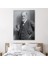 Doğaltercih Sigmund Freud Elinde Puro ile Siyah Beyaz Fotoğrafı Kanvas Tablo 2
