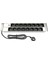 Connect 19" 2u 16 Way French Type Nfc 61314 Socket Power Indıcator Lıght, 3x1,5 Mm² Nymhy Cable, DIN49441 Plug Alumınıum Profıle Frame Pdu 1