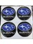 Subaru Plasto (Damla) Yapıştırma Jant Göbeği 4 Lü 56 mm 1