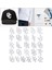 Alfabe Yamaları Harfler Aplike Dikiş Düzenli Ceketler İçin İşlemeli Beyaz 52 Pcs (Yurt Dışından) 2