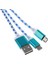 Kablo USB Şarj Cihazı Anahtar Zinciri Mavi (Yurt Dışından) 3