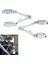 2x Motosiklet Far Braket Kelepçesi Cafe Racer Için 39MM-41MM Çatal Tüpü (Yurt Dışından) 5