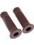 Çift 22MM 7/8 "kauçuk Gidon Tutamakları El Çubuğu Motosiklet Gri Kahverengi Için Evrensel (Yurt Dışından) 3