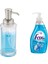 Cam Sıvı Sabunluk ve 1 Adet 400 ml Sıvı Sabun Okyanus Kokulu 1