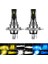 Adet Mini Csp LED Canbus Araba Far Motosiklet H4 Sis Lambası 16000LM 6smd Ampuller 3000 K Sarı Işık Otomatik Dönüş Sinyalleri (Yurt Dışından) 2