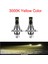 Adet Mini Csp LED Canbus Araba Far Motosiklet H4 Sis Lambası 16000LM 6smd Ampuller 3000 K Sarı Işık Otomatik Dönüş Sinyalleri (Yurt Dışından) 3