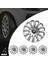 Seat Leon 15 Inç Uyumlu Jant Kapağı Amblemli Gri 4'lü Takım 121 3