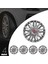 Fiat Idea 14 Inç Uyumlu Jant Kapağı Amblemli Gri 4'lü Takım 123 2