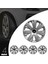 Renault Clio Iv 15 Inç Jant Kapağı Amblemli Gri 4 Adet 1 Takım 114 3