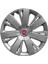Fiat Linea 15 Inç Jant Kapağı Amblemli Gri 4'lü Takım 114 2