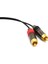 3.5mm Erkek - 2 Rca Erkek Stereo Ses Adaptörü Uzatma Kablosu 12 (Yurt Dışından) 3