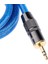 Mavi Için 3,5 mm Erkek Ila Çift 6.35MM Erkek Adaptör Ses Kablosu, 1m (Yurt Dışından) 3