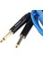Mavi Için 3,5 mm Erkek Ila Çift 6.35MM Erkek Adaptör Ses Kablosu, 1m (Yurt Dışından) 5