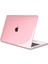 Apple 13" Macbook Air M2 A2681 Kristal Pembe Kılıf Koruyucu Kapak CMMA-136P 1