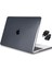 Apple 13" Macbook Air M2 A2681 Kristal Siyah Kılıf Koruyucu Kapak + USB Çevirici 1