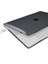 Apple 13" Macbook Air M2 A2681 Kristal Siyah Kılıf Koruyucu Kapak + USB Çevirici 2