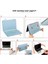 Apple 13" Macbook Air M2 A2681 Kristal Siyah Kılıf Koruyucu Kapak + USB Çevirici 5